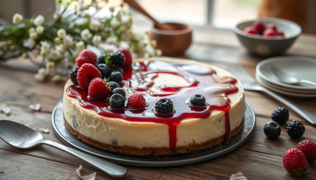 homemade cheesecake