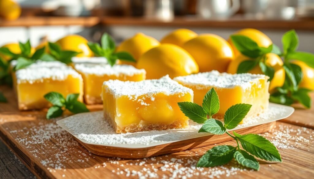 homemade lemon squares