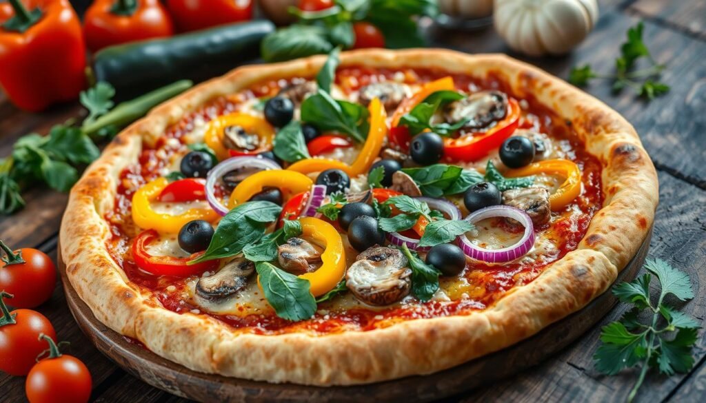 homemade veggie pizza recipe