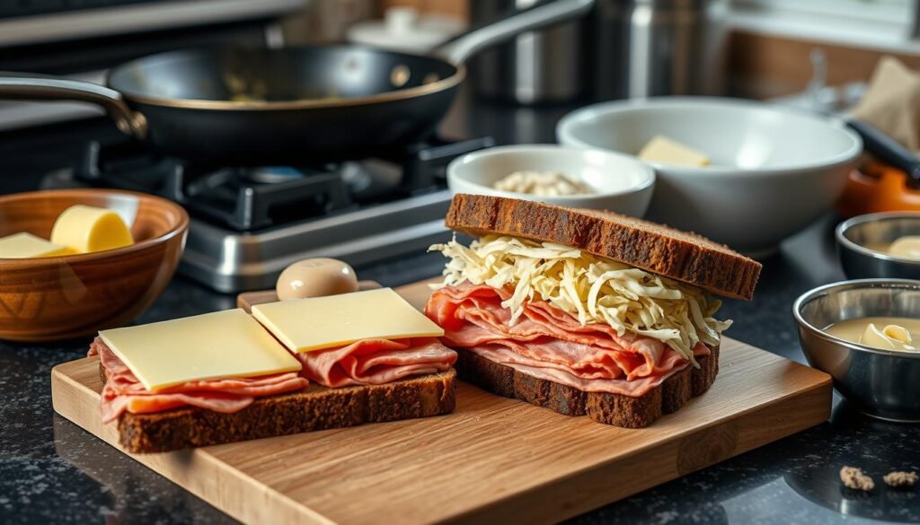 how to make a Reuben sandwich