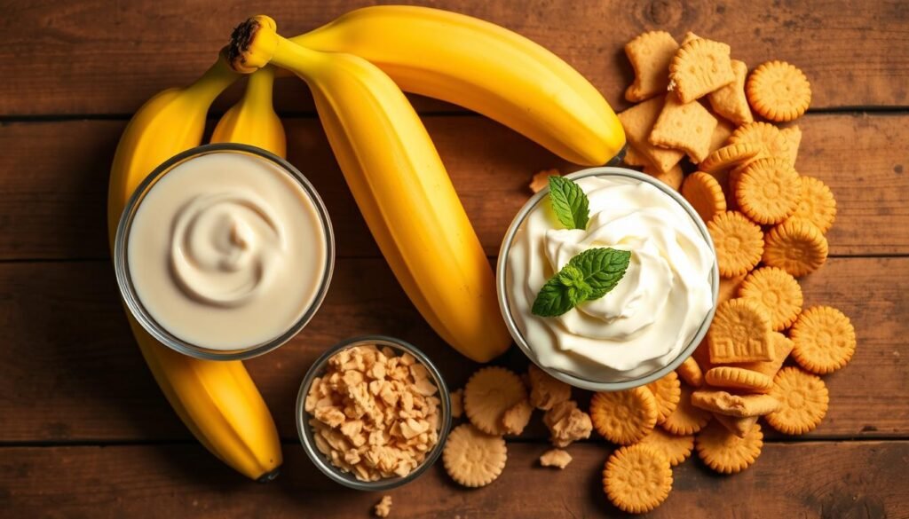 ingredients for banana pudding