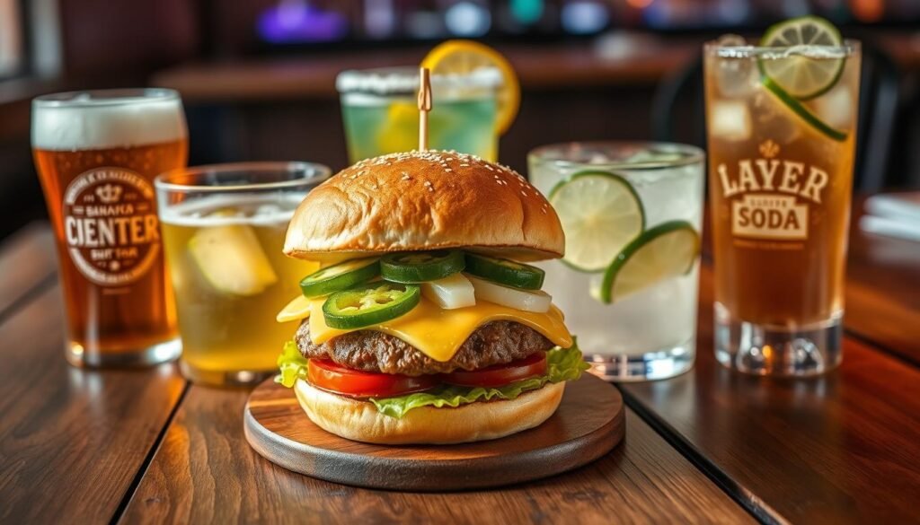 jalapeño burger drink suggestions