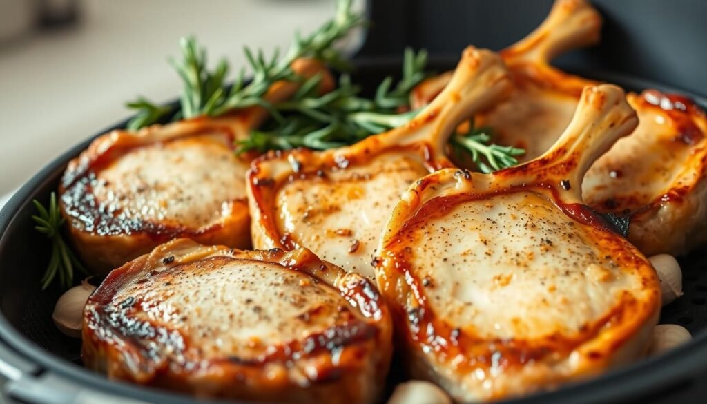 juicy pork chops in air fryer