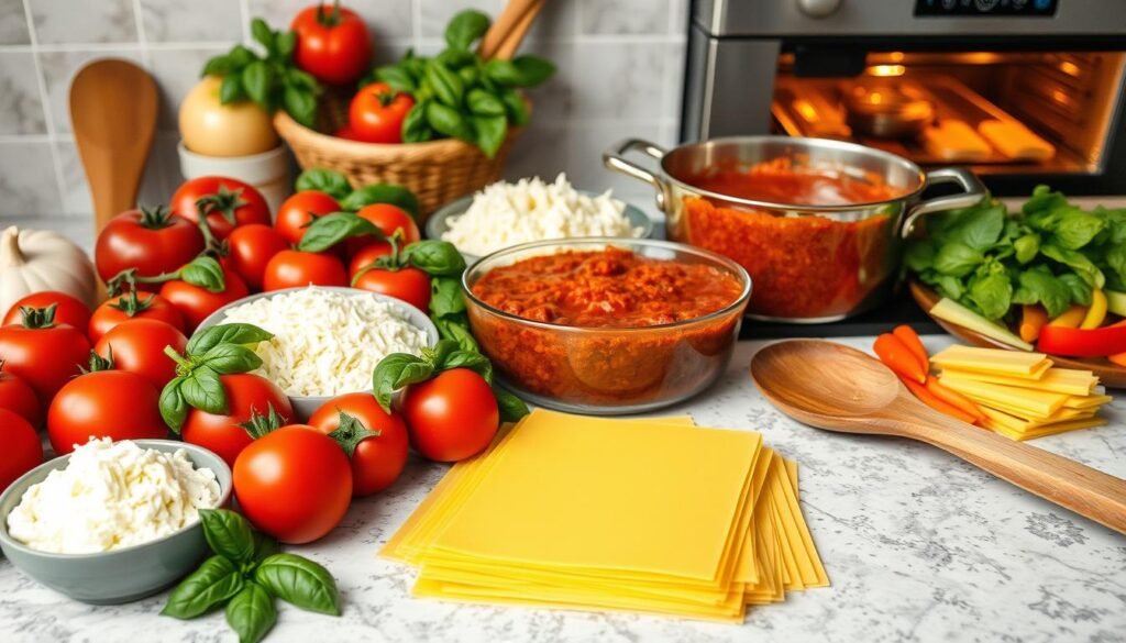 lasagna preparation steps