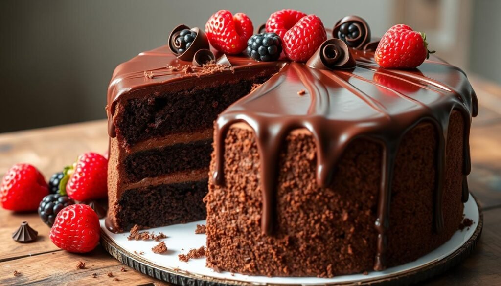 moist chocolate cake