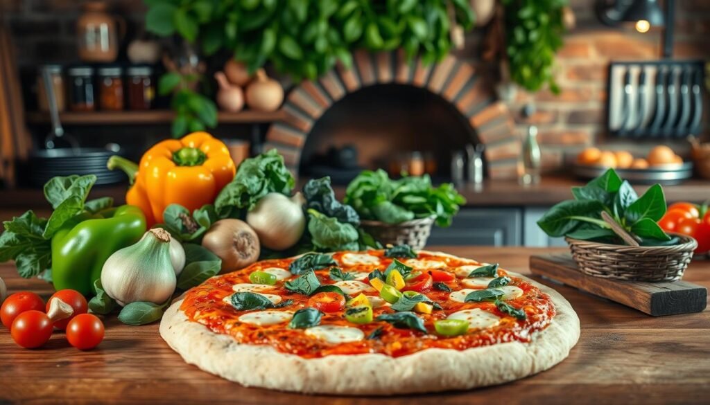 origins of vegetarian pizza