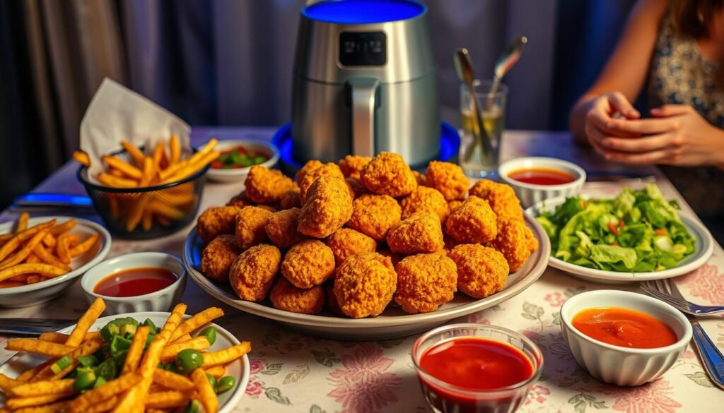 quick dinner ideas with air fryer chicken nuggets