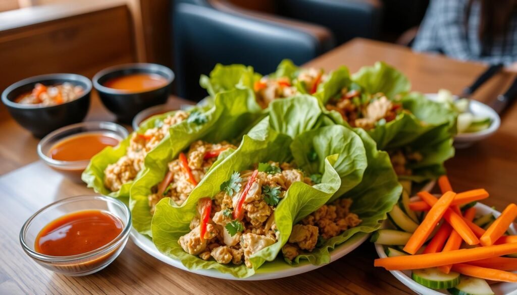 serving suggestions Asian Chicken Lettuce Wrap