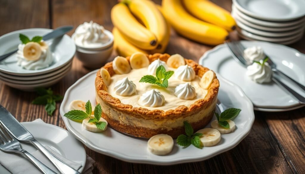 serving suggestions for banana pudding pie