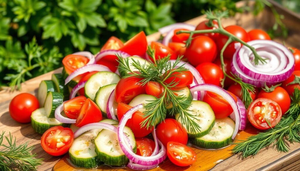 summer salad ingredients